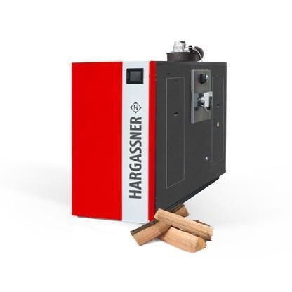 Caldaia a legna - MV 55-80 KW - HARGASSNER - unicamente per riscaldamento / residenziale / da interno