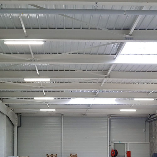 Plafoniera contemporanea - LOU - SFEL - tubolare / in policarbonato / LED