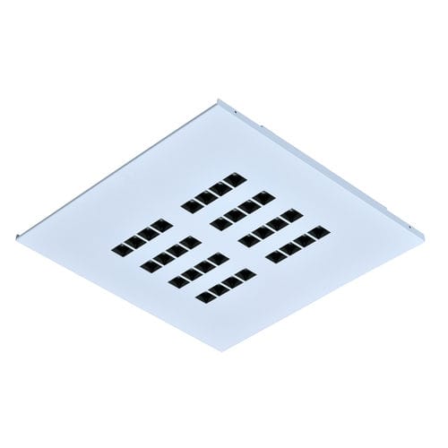 Plafoniera contemporanea - EVOLUX - SFEL - quadrata / rettangolare / in acciaio