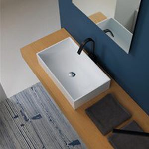 Lavabo da appoggio - BXLA60 - GSG Ceramic Design - in CrystalTech® / lucido / rettangolare