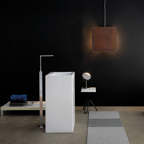 Lavabo autoportante - LAOZCOLFS - GSG Ceramic Design - in ceramica / lucido / finitura opaca