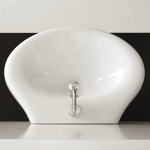 Lavabo sospeso - TOLAV70 - GSG Ceramic Design - in ceramica / lucido / finitura opaca
