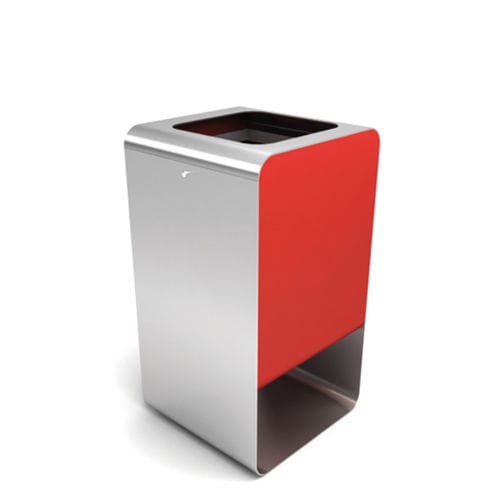 Portarifiuti in acciaio galvanizzato - SMITH BIN - LAB23 - contract / singolo / contemporaneo