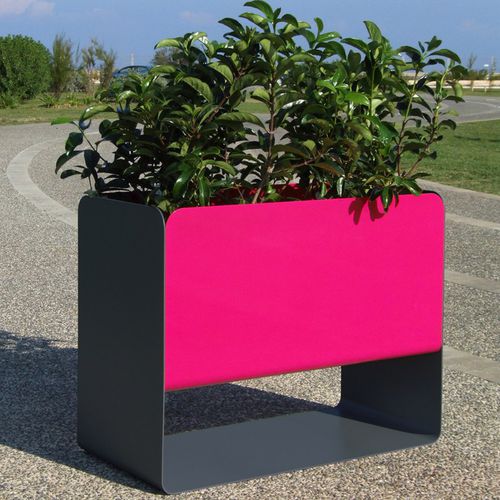 Vaso da giardino in acciaio inossidabile - SMITH - LAB23 - rettangolare
