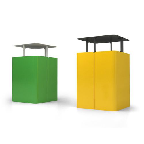 Portarifiuti in metallo - ROMEO - LAB23 - contract / singolo / contemporaneo