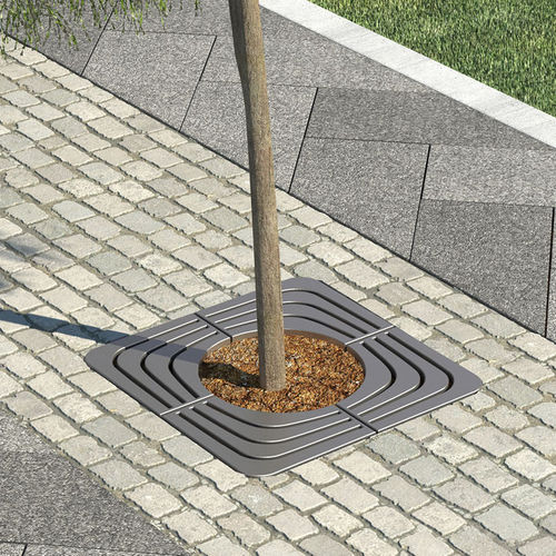 Griglia per alberi quadrata - LAB.SP.003 - LAB23 - in acciaio / in acciaio galvanizzato