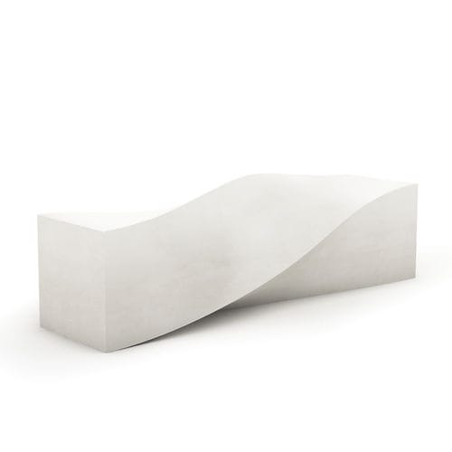Panca per spazi pubblici design originale - S DECORATION - LAB23 - in materiale composito / senza schienale / senza braccioli