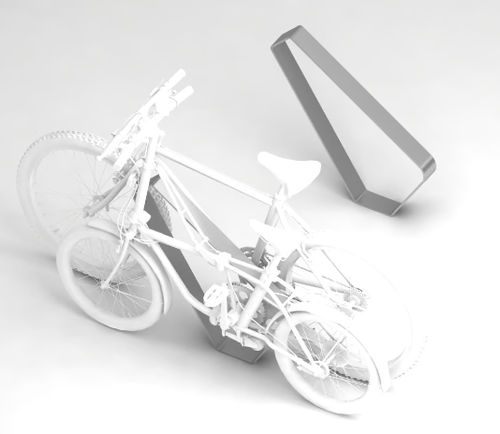 Rastrelliera per biciclette a pavimento - ARTU' - LAB23 - con sistema di sicurezza / per spazi pubblici / per zone urbane
