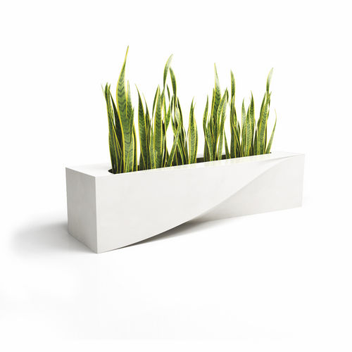 Fioriera in fibra di poliestere - S PLANTER - LAB23 - in acciaio galvanizzato / in composito / design originale