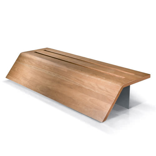 Panca per spazi pubblici contemporanea - FLY - LAB23 - in legno / in acciaio galvanizzato