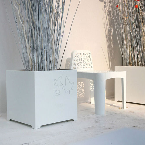 Sedia contemporanea - CORAL SINGLE - LAB23 - da esterno / in acciaio galvanizzato / in acciaio COR-TEN®