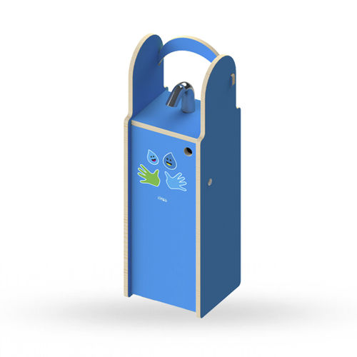 Distributore di gel igienizzante a pavimento - FUN  - Stern Engineering Ltd. - automatico / per scuola