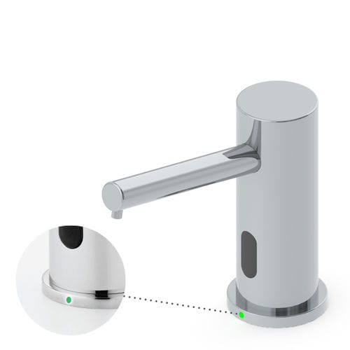 Distributore di sapone professionale - ELITE - Stern Engineering Ltd. - da bancone / in metallo cromato / elettronico