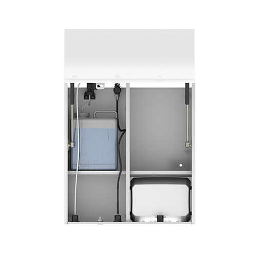 Mobile pensile per bagno con specchio con dispenser di sapone - SWAR CITY - Stern Engineering Ltd. - con asciuga mani integrato / per ristorante / per struttura sanitaria