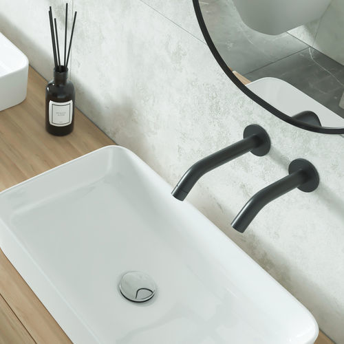 Miscelatore con dispenser di sapone - EXTREME CS DP DUO - Stern Engineering Ltd. - per lavabo / da parete / elettronico