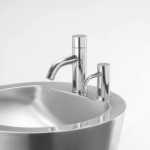 Miscelatore con dispenser di sapone - EXTREME DUO - Stern Engineering Ltd. - per lavabo / da appoggio / elettronico