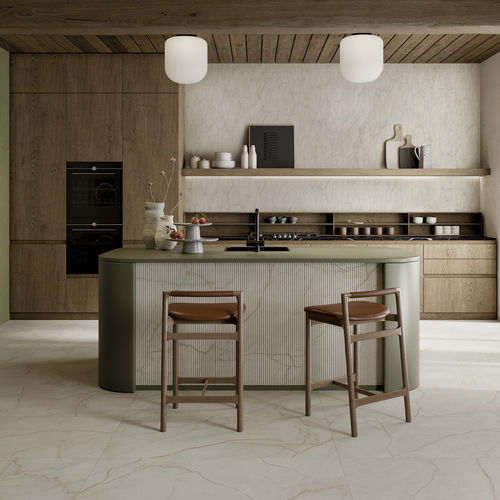 Piastrella in gres porcellanato - ELEGANCE - Alfalux - in marmo / levigata / indoor