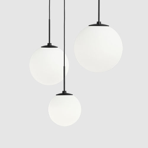 Lampada a sospensione - LUN  - GLAMOX - in policarbonato / contemporanea / con cavo