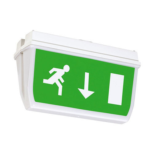 Illuminazione di emergenza a muro - PRW  - GLAMOX - rettangolare / LED / in policarbonato