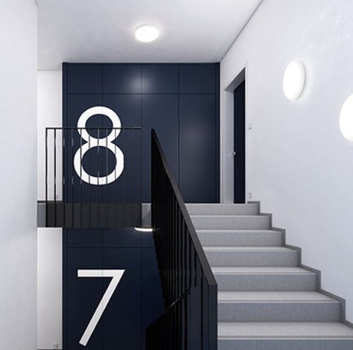 Luce da incasso a soffitto - A25-S  - GLAMOX - da incasso a muro / LED / rotonda