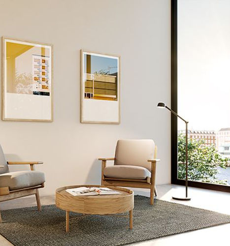Lampada da terra - MOTUS FLOOR  - GLAMOX - in alluminio / contemporanea / con cavo