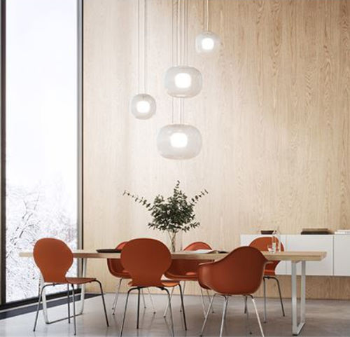 Lampada a sospensione - SNÖ - GLAMOX - in vetro / contemporanea / con cavo