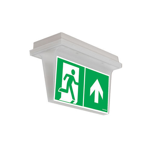 Illuminazione di emergenza da incasso a soffitto - MONITOR2 - GLAMOX - rettangolare / LED / in plastica