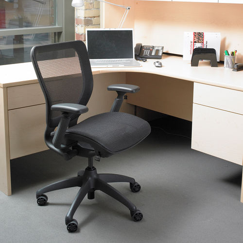 Poltrona da ufficio contemporanea - WXO : 5800 - Nightingale Corp - in pelle / in tessuto / ad altezza regolabile