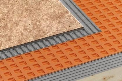 Membrana impermeabilizzante per pavimento - SCHLUTER®-DITRA-XL - Schluter Systems - in rotoli / in polietilene