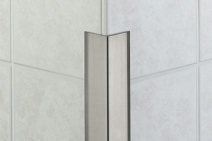 Profilo di finitura in acciaio inossidabile - SCHLUTER®-ECK-K - Schluter Systems - per piastrelle / per angolo esterno