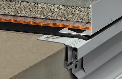 Profilo in metallo - SCHLUTER®-BARA-RWL - Schluter Systems - di colmo
