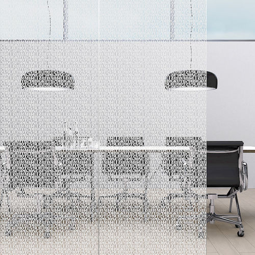 Pannello in vetro di sicurezza - ALPHABET - Skyline Design - laminato / temprato / decorato