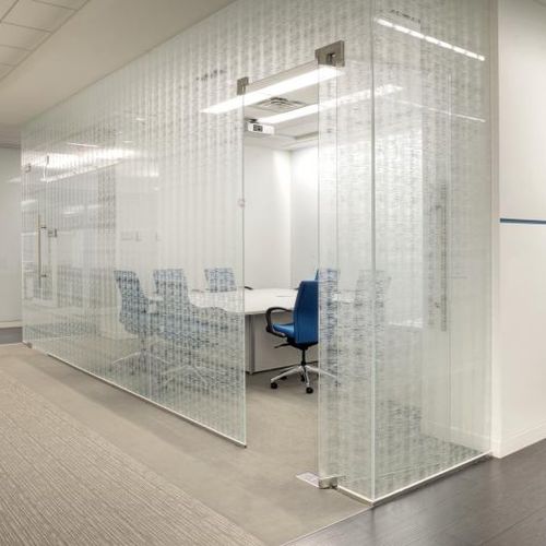 Pannello in vetro di sicurezza - CANTILEVER - Skyline Design - laminato / temprato / decorato