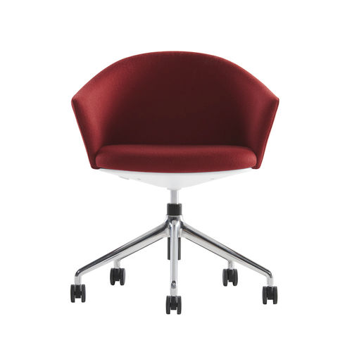 Sedia da ufficio contemporanea - ZONES CLUB  - Teknion - in tessuto / con supporto in metallo / imbottita