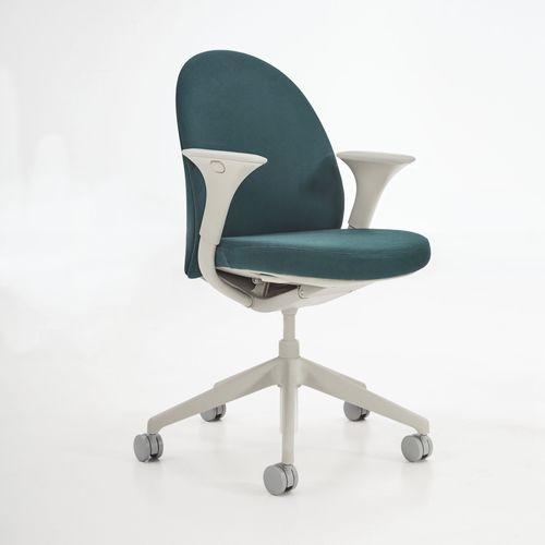 Sedia da ufficio contemporanea - ESSA - Teknion - da interno / in tessuto / con supporto in metallo