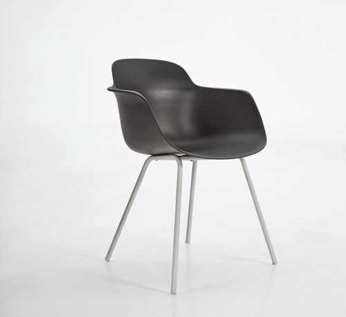 Sedia contemporanea - NORTH 56 - Teknion - da interno / in metallo / con supporto in metallo