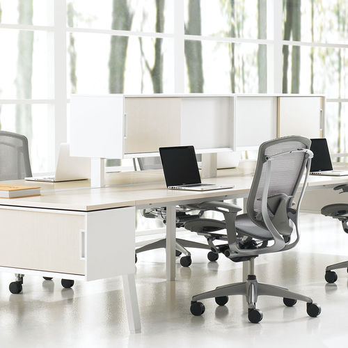 Scrivania per open space - INTERPRET - Teknion - da terra / multiposto / contemporanea