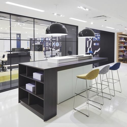 Banco reception in piombo - Teknion - per stoccaggio