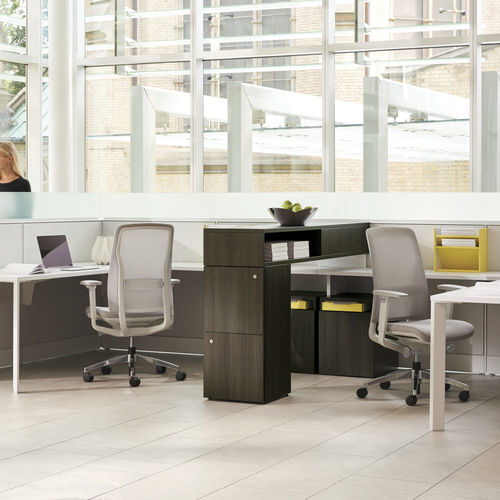 Poltrona da ufficio contemporanea - AROUND™ - Teknion - in tessuto / in metallo / imbottita