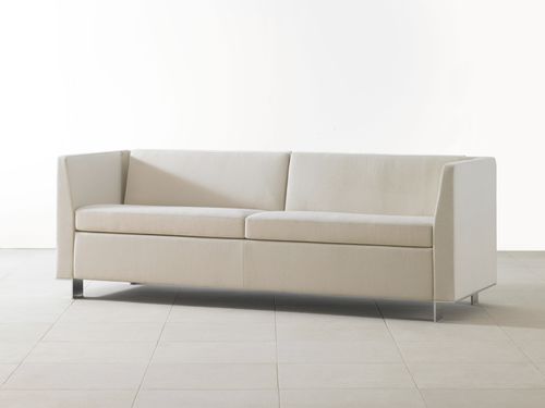 Divano contemporaneo - VIGNETTE - Teknion - in tessuto / bianco / beige