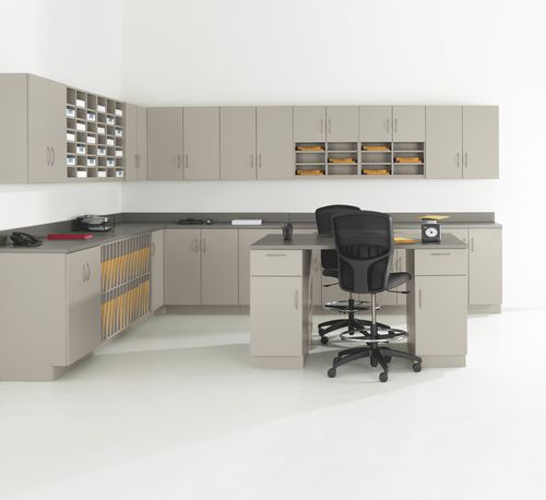 Armadio classificatore basso - Teknion - alto / da parete / in alluminio