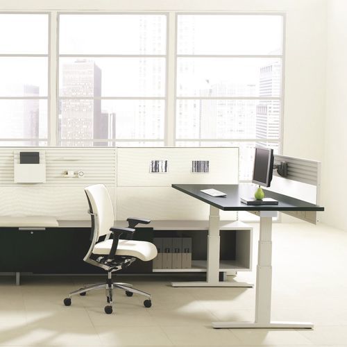 Scrivania per open space - NAVIGATE - Teknion - da terra / individuale / contemporanea