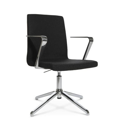 Sedia visitatore contemporanea - CUBE - Topstar - da interno / in tessuto / con supporto in metallo