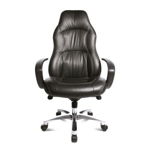 Poltrona direzionale contemporaneo - RS1 - Topstar - in pelle / in metallo / con schienale alto