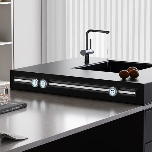 Supporto per prese elettriche per ufficio - SIMPLE SURFACE POWER TRACK - Eubiq - su guida di scorrimento