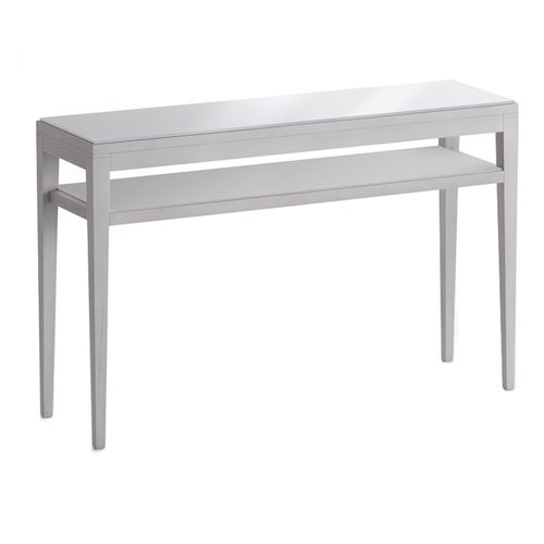 Consolle contemporanea - TOFFEE 821 - Montbel - impiallacciata in legno / in vetro laccato / con supporto in faggio