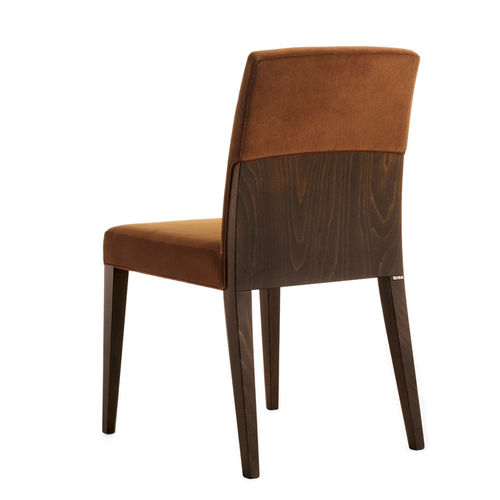 Sedia contemporanea - CHARME 02511 - Montbel - da interno / in tessuto / con supporto in legno massiccio