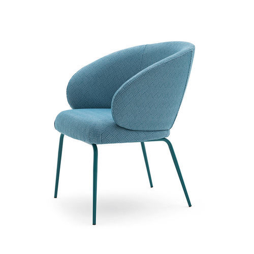 Sedia contemporanea - LILY 04565 - Montbel - da interno / in tessuto / in pelle