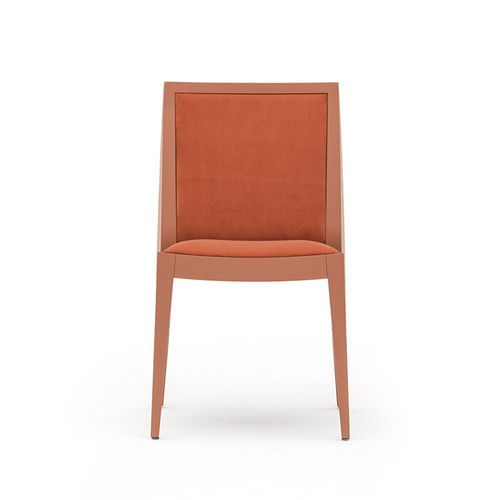 Sedia contemporanea - FLAME 02111 - Montbel - da interno / in tessuto / con supporto in legno massiccio