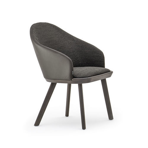 Sedia contemporanea - RIVOLÌ 03331 - Montbel - da interno / in tessuto / in pelle